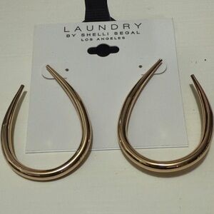 Laundry by Shelli Segal Gold Teardrop Earrings